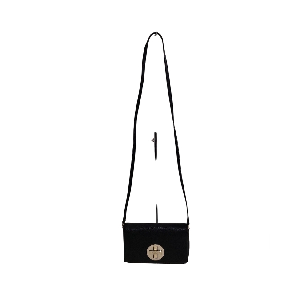 Kate Spade Black Crossbody Bag with Gold Hardware